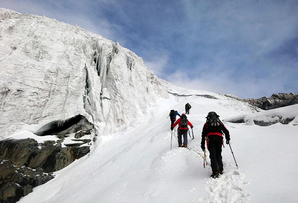 Major Trekking Routes on the Rwenzori Mountains